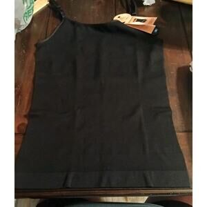 NWT! Shapermint Essentials XL Women All Day Every Day Scoop Neck Cami Black